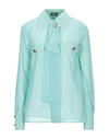 Elisabetta Franchi Shirts In Light Green