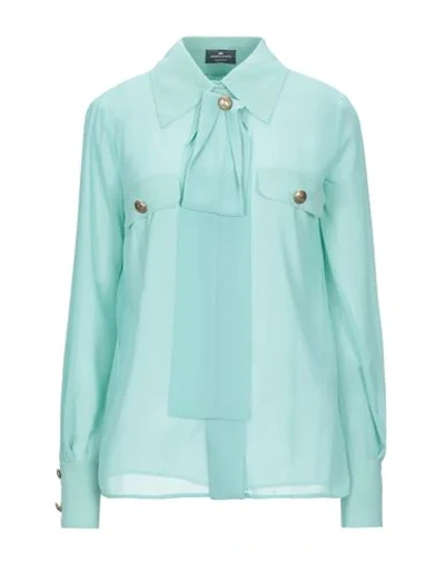 Elisabetta Franchi Shirts In Light Green