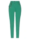 ELISABETTA FRANCHI ELISABETTA FRANCHI WOMAN JEANS GREEN SIZE 25 COTTON, ELASTOMULTIESTER, ELASTANE,42822303DL 3