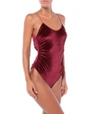 Oseree One-piece Swimsuits In Maroon