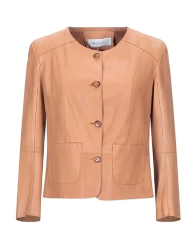 Bully Suit Jackets In Tan