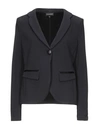 Emporio Armani Suit Jackets In Dark Blue