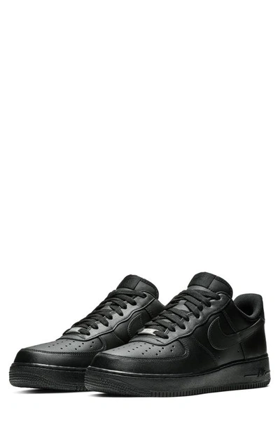 Nike Air Force 1 '07 Sneaker In Black