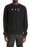 OFF-WHITE CREWNECK SWEATSHIRT,OMBA025R21FLE0071055