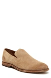 Frye Men's Chris Venetian Suede Slip-on Loafers In Ash Leather