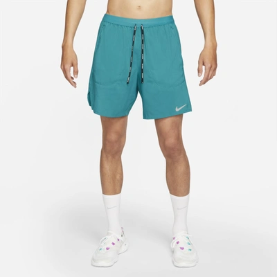 Nike Flex Stride 2-in-1 Dri-fit Stretch-shell Running Shorts In Blustery,blustery
