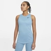 Nike Women's Dri-fit Training Tank Top In Cerulean