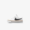 Nike Court Legacy Baby/toddler Shoes In White,desert Ochre,gum Light Brown,black