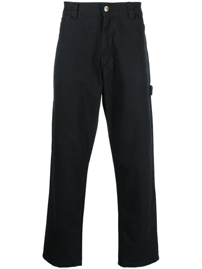 Dickies Construct Rear Logo Straight-let Trousers In Black