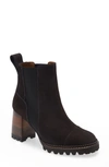 SEE BY CHLOÉ MALLORY PULL-ON BOOTIE,SB33081A-13194