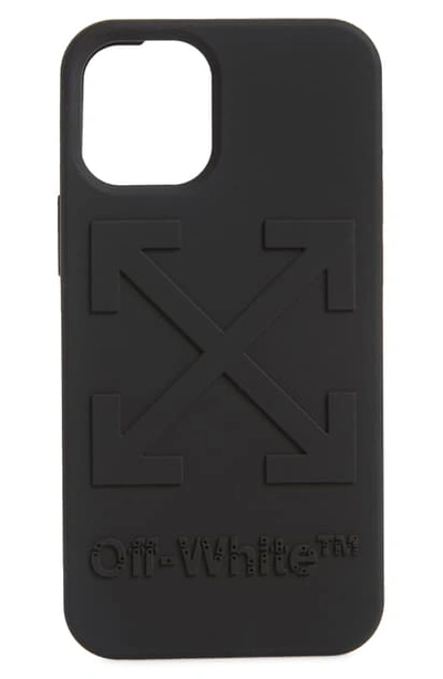 Off-white Arrow Iphone 12 Case In Black No Color