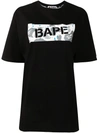 A BATHING APE LOGO PRINT RELAXED T-SHIRT