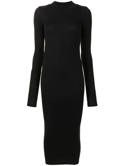 Alix Nyc Cut-out Midi Dress In Black