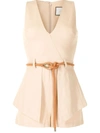 ALEXIS DARBY BELTED ROMPER