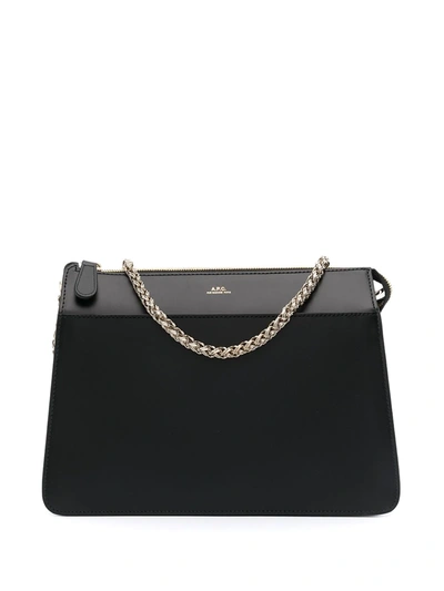 Apc Ella Shoulder Bag In Black