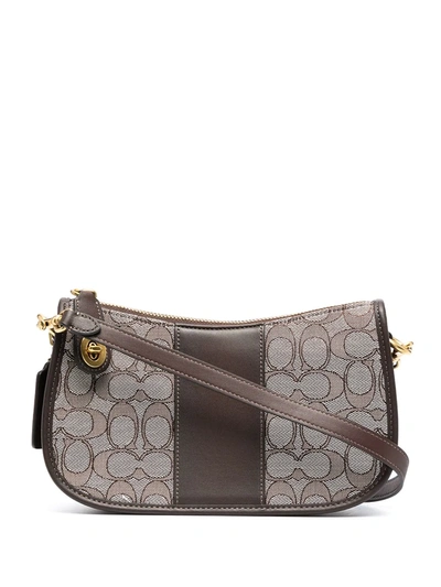 Coach Swinger Monogram Shoulder Bag In Brown