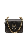 Coach Beat Horse & Carriage Coated Canvas & Leather Shoulder Bag In Black