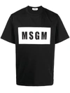 Msgm Cotton T-shirt In Black
