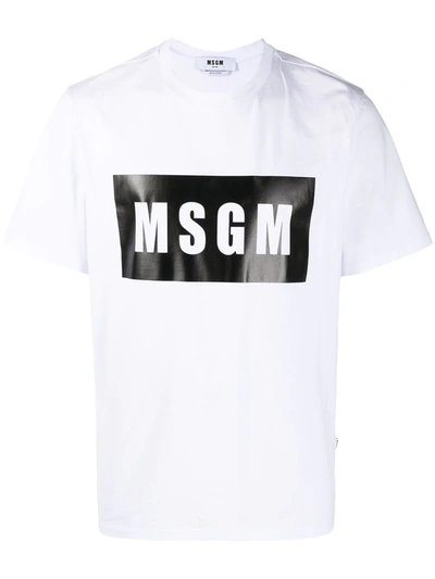 MSGM LOGO-PRINT T-SHIRT