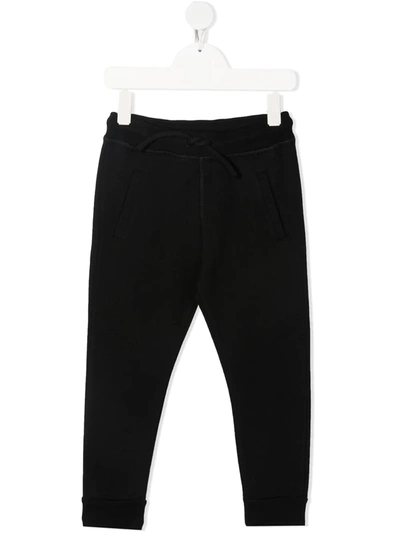 Dsquared2 Kids' Logo-print Track Trousers In Black