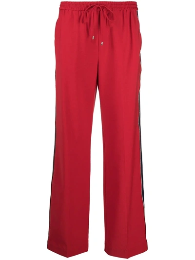 Tommy Hilfiger Side Stripe Track Trousers In Red