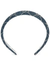 GUCCI GG SUPREME DENIM HAIR BAND