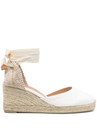 Castaã±er Carina Wedge-heel Espadrilles In Pattern