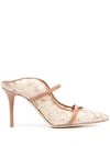 MALONE SOULIERS MAUREEN LACE-DETAILING MULES