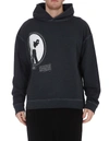 Maison Margiela Graphic-print Cotton Hoodie In Grey