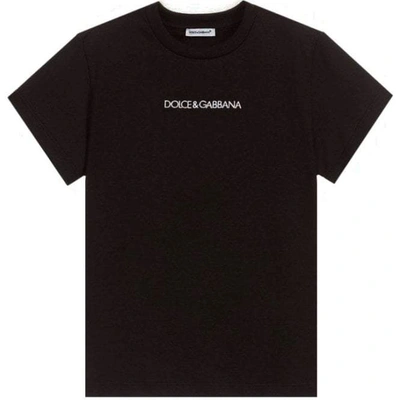 Dolce & Gabbana Kids' Dolce &amp; Gabbana Cotton T-shirt In Black