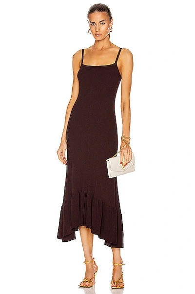 A.l.c Ravenel Knit Dress In Medjool