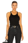 Dion Lee E-hook Organic Cotton Rib Tank Top