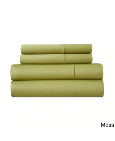 Addy Home Fashions Luxury 1000 Thread Count Cotton Rich Sateen Extra Deep Pocket Queen 4-piece Sheet Set Bedding In Moss