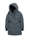 Canada Goose Black Disc Bennett Down Parka In Titanium