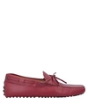 Tod's Loafers In Garnet