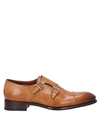 Santoni Loafers In Camel
