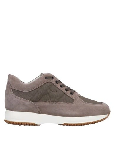 Hogan Sneakers In Dove Grey