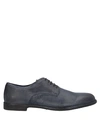 Angelo Nardelli Lace-up Shoes In Dark Blue
