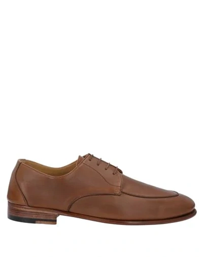 A.testoni Lace-up Shoes In Brown