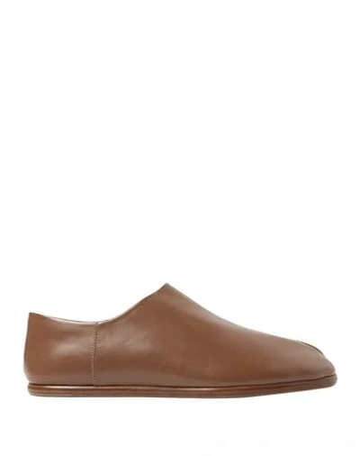 Maison Margiela Loafers In Brown