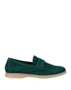 Andrea Ventura Firenze Loafers In Green