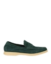 Andrea Ventura Firenze Loafers In Green
