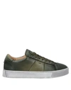 Santoni Sneakers In Dark Green