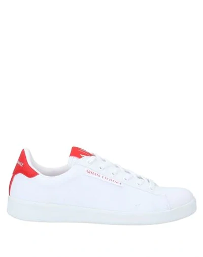 Armani Exchange Sneakers In White