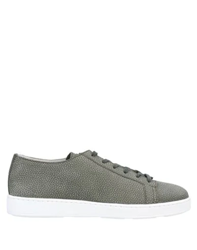 Santoni Sneakers In Green