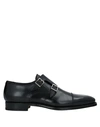Santoni Loafers In Black