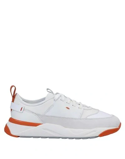 Santoni Sneakers In White