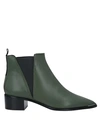 Acne Studios Ankle Boots In Green