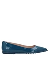 Tod's Ballet Flats In Blue