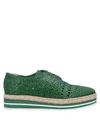 Pons Quintana Lace-up Shoes In Green